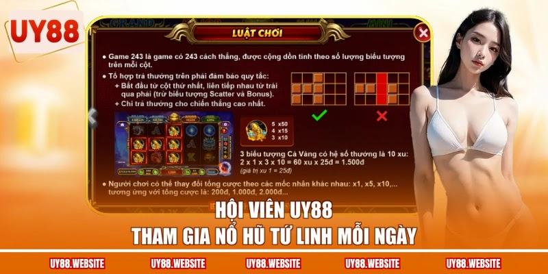 Hội viên UY88 tham gia nổ hũ Tứ Linh mỗi ngày Hội viên UY88 tham gia nổ hũ Tứ Linh mỗi ngày