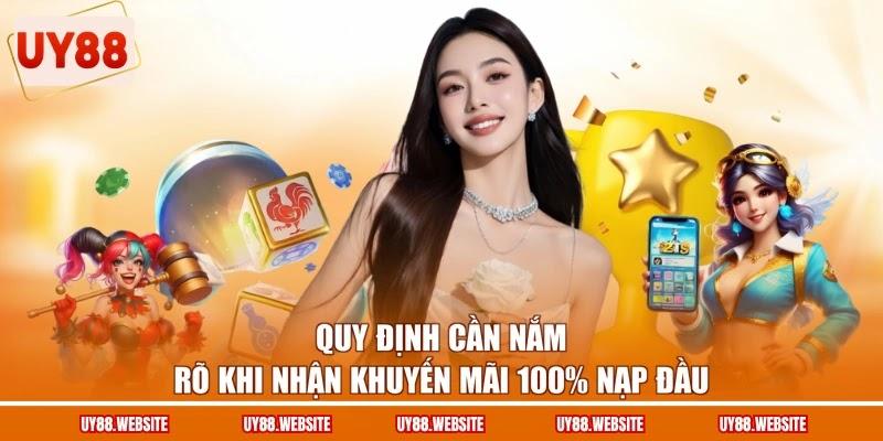 Quy định cần nắm rõ khi nhận khuyến mãi 100% nạp đầu Quy định cần nắm rõ khi nhận khuyến mãi 100% nạp đầu